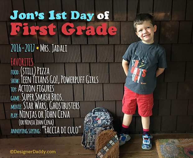 First Day of School: Third Grade