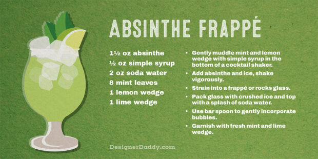 Summer Cocktails -- Absinthe Frappé