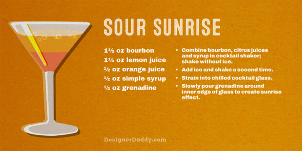 Summer Cocktails - Sour Sunrise